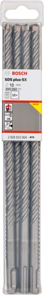 Bosch - SDS-Plus-5X Serisi Kırıcı Delici Matkap Ucu 10*260 mm 10'lu 2608833904