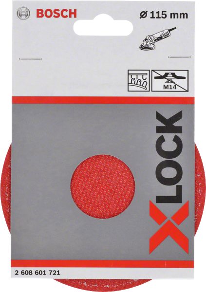 Bosch - X-LOCK - 115 mm M14 Kağıt Zımparalar için Taban 2608601721