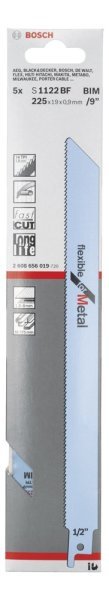Bosch - Flexible Serisi Metal için Panter Testere Bıçağı S 1122 BF - 5'li 2608656019