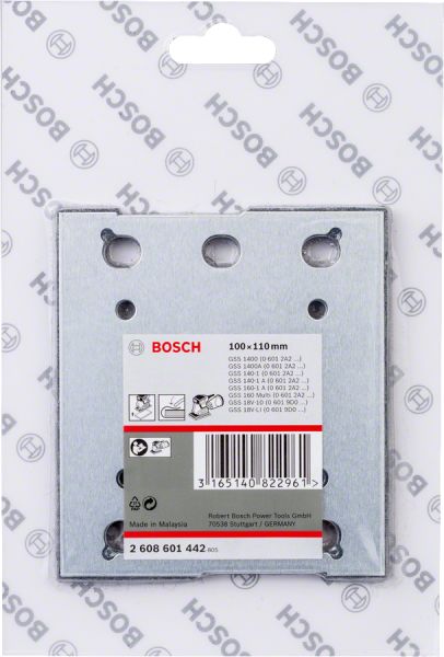 Bosch - Keçeli Zımpara Tabanı (110x100 mm) 2608601442