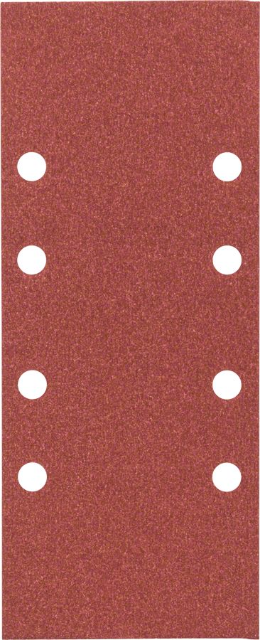 Bosch - Titreşimli Zımpara Kağıdı 10'lu, 93 x 230 mm 120 Kum 8 Delik 2609256A97