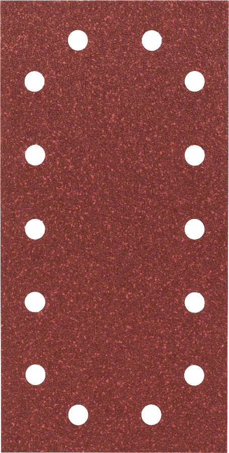 Bosch - Titreşimli Zımpara Kağıdı 10'lu, 115 x 230 mm 60 Kum 14 Delik 2609256B20