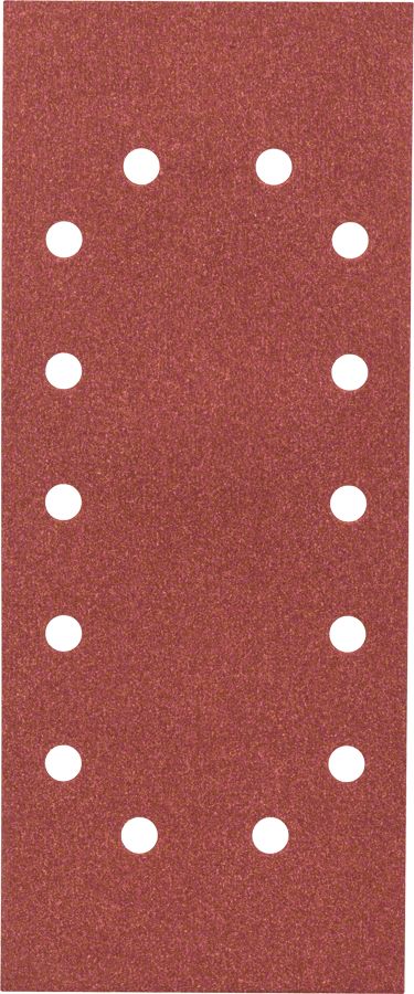 Bosch - Titreşimli Zımpara Kağıdı 10'lu, 115 x 280 mm 120 Kum 14 Delik 2609256B29