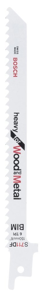 Bosch - Heavy Serisi Ahşap Ve Metal için Panter Testere Bıçağı S 711 DF - 5'li 2608656260