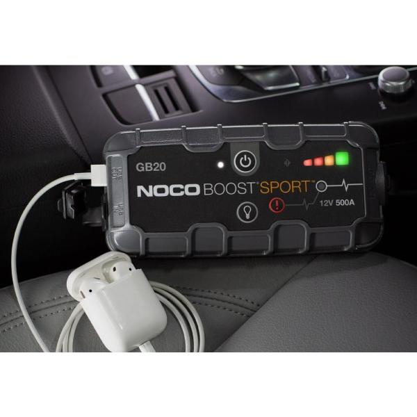NOCO Genius GB20 12V 400Amp Ultrasafe Lityum Akü Takviye + Powerbank + Led Lamba