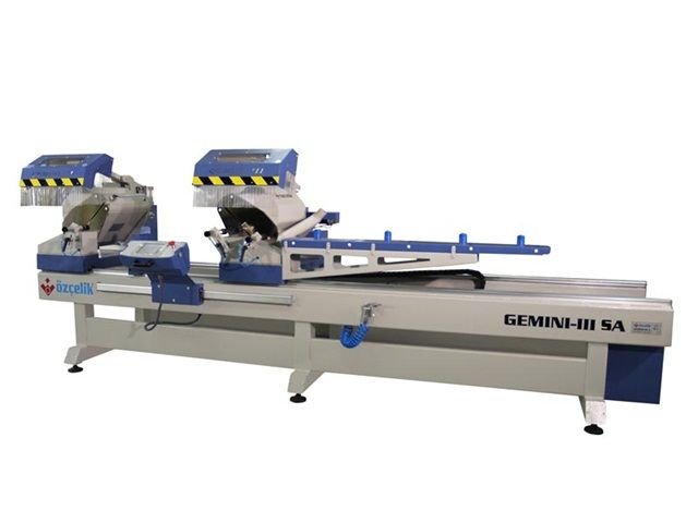 Yarı Otomatik Dijital Önden Çıkma Çift Kafa Kesim Makinesi GEMINI-III SA/ Ø 400 mm. (çoklu program)