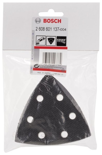 Bosch - Üçgen Zımpara için Sünger Taban 93 mm 2608601137