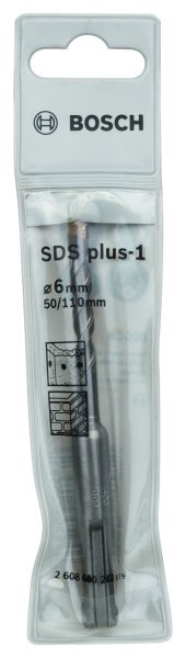 Bosch - Plus-1 Serisi, SDS-plus Kırıcı Delici Matkap Ucu 6*110 mm 2608680262