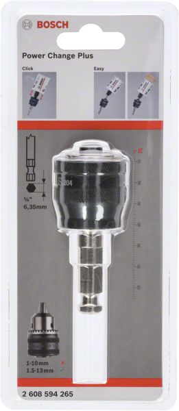Bosch - Power Change Plus Adaptör 75 mm ve Ø 11 mm Şaft Girişli 2608594265