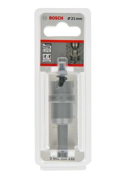 Bosch - Endurance Serisi Ağır Metaller için TCT Delik Açma Testeresi (Panç) 21 mm 2608594132