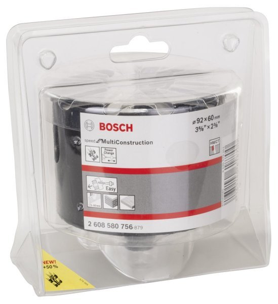 Bosch - Speed Serisi Çoklu Malzeme için Delik Açma Testeresi (Panç) 92 mm 2608580756