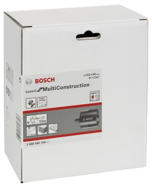 Bosch - Speed Serisi Çoklu Malzeme için Delik Açma Testeresi (Panç) 152 mm 2608580768