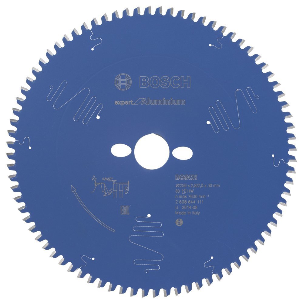 Bosch - Expert Serisi Alüminyum için Daire Testere Bıçağı 250*30 mm 80 Diş 2608644111