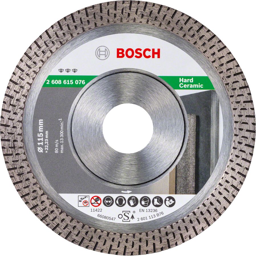 Bosch - Best Serisi Sert Seramikler İçin Elmas Kesme Diski 115 mm 2608615076