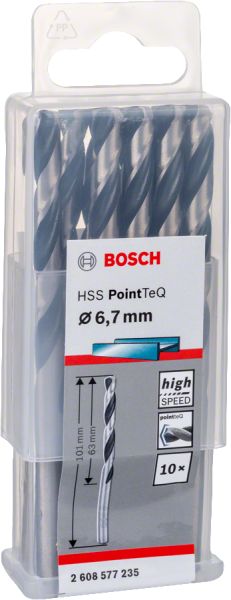Bosch - HSS-PointeQ Metal Matkap Ucu 6,7 mm 10'lu 2608577235
