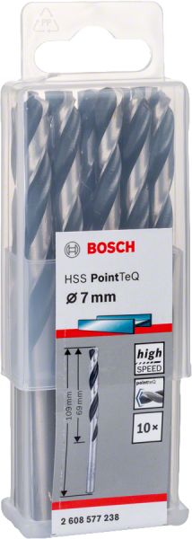 Bosch - HSS-PointeQ Metal Matkap Ucu 7,0 mm 10'lu 2608577238