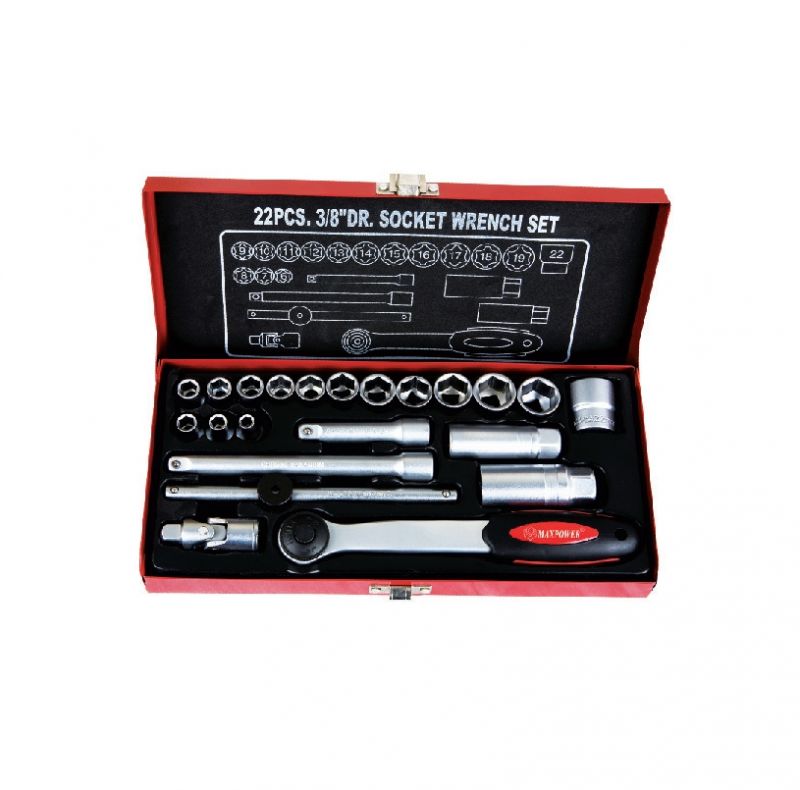 MX TK 008 3/8'' Lokma Seti (22 Parça)