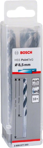 Bosch - HSS-PointeQ Metal Matkap Ucu 8,5 mm 10'lu 2608577253