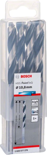 Bosch - HSS-PointeQ Metal Matkap Ucu 10,8 mm 5'li 2608577276