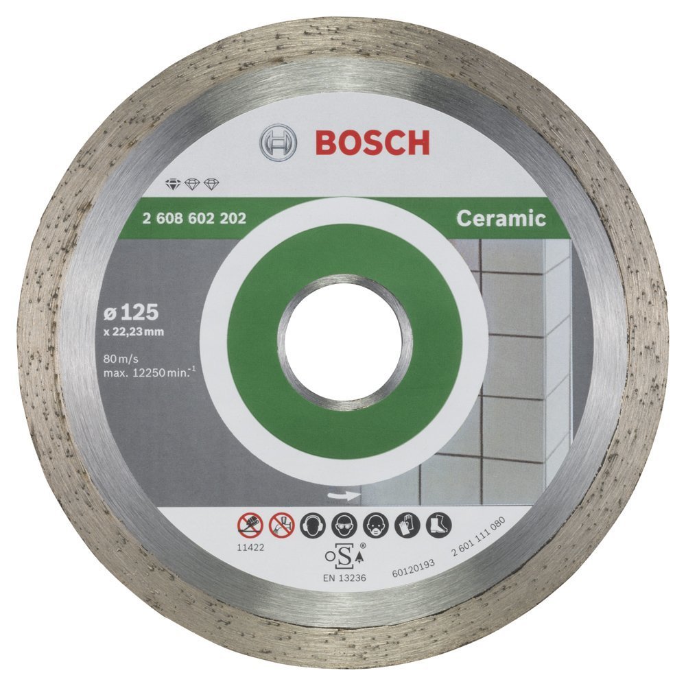 Bosch - Standard Seri Seramik İçin Elmas Kesme Diski 125 mm 2608602202