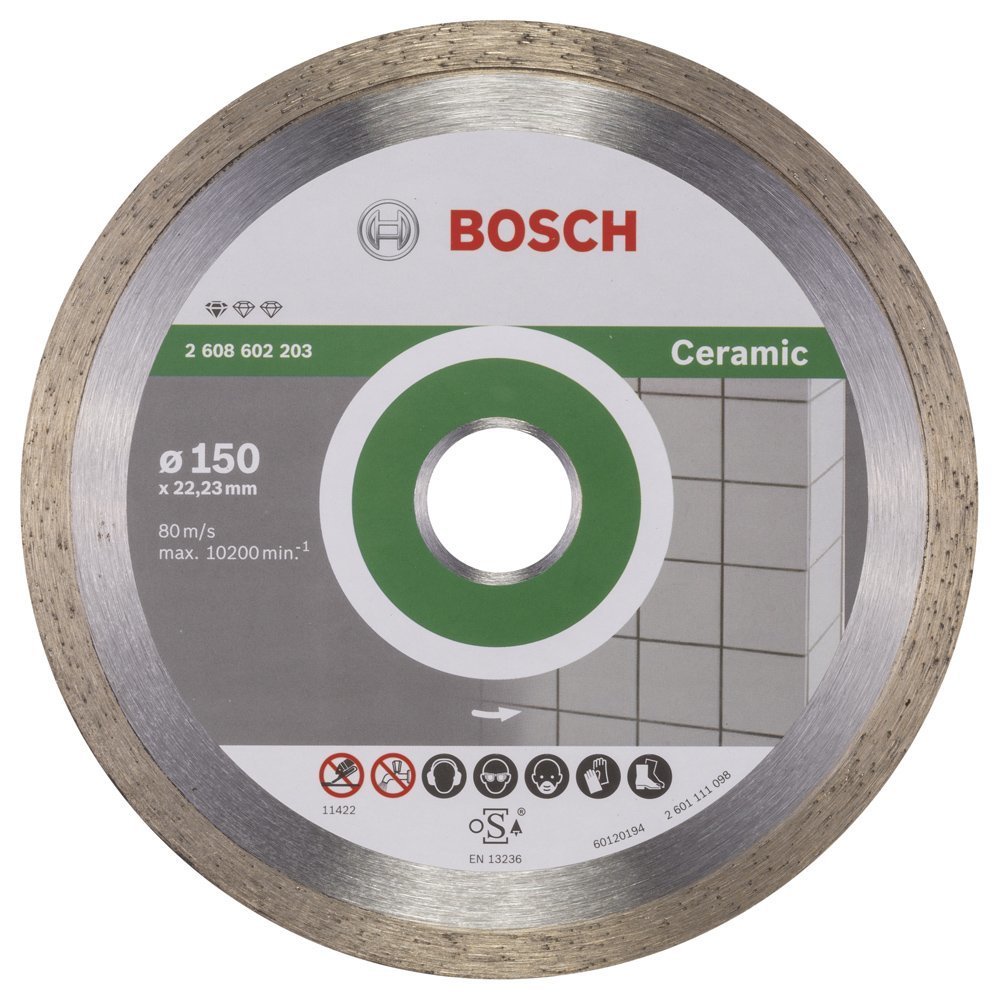 Bosch - Standard Seri Seramik İçin Elmas Kesme Diski 150 mm 2608602203