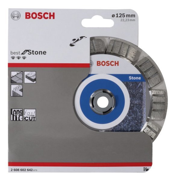 Bosch - Best Serisi Taş İçin Elmas Kesme Diski 125 mm 2608602642
