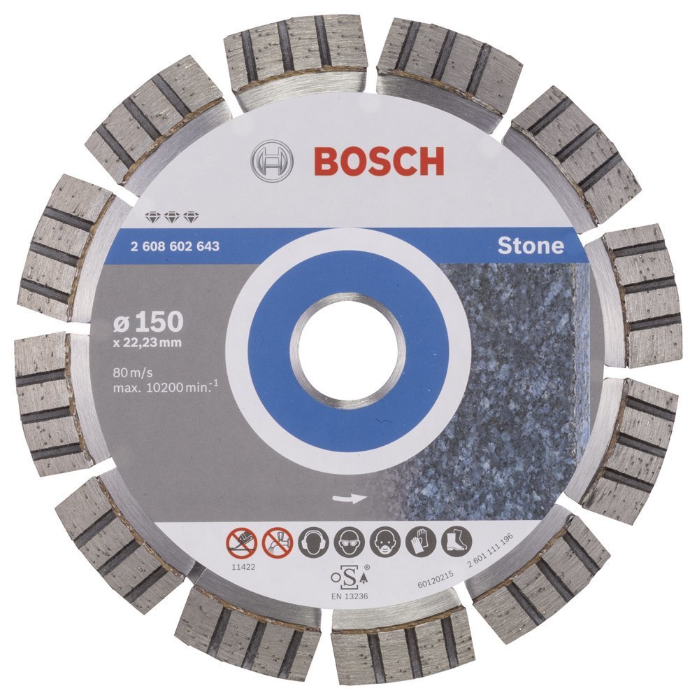 Bosch - Best Serisi Taş İçin Elmas Kesme Diski 150 mm 2608602643