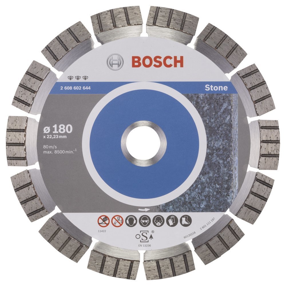 Bosch - Best Serisi Taş İçin Elmas Kesme Diski 180 mm 2608602644