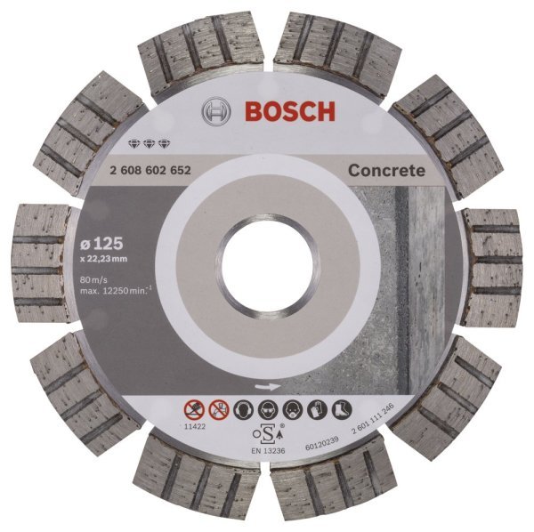 Bosch - Best Serisi Beton İçin Elmas Kesme Diski 125 mm 2608602652