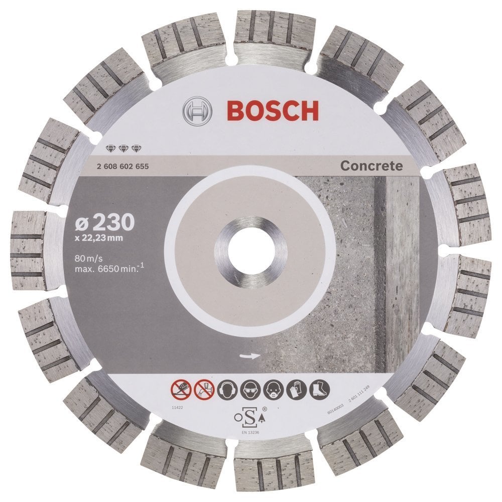 Bosch - Best Serisi Beton İçin Elmas Kesme Diski 230 mm 2608602655