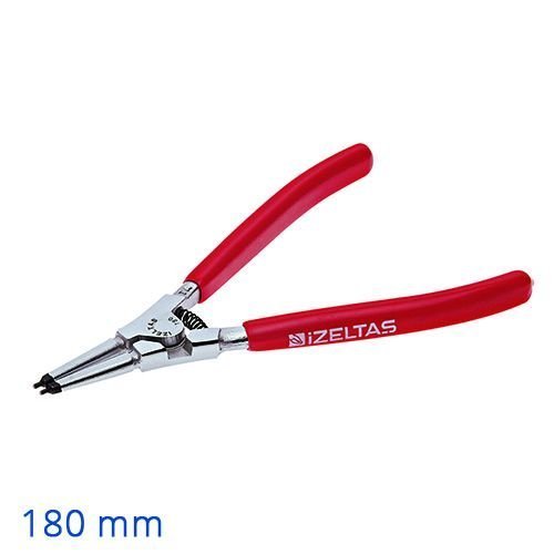 İzeltaş Dış Segman Pensi Yayli Düz 180 Mm