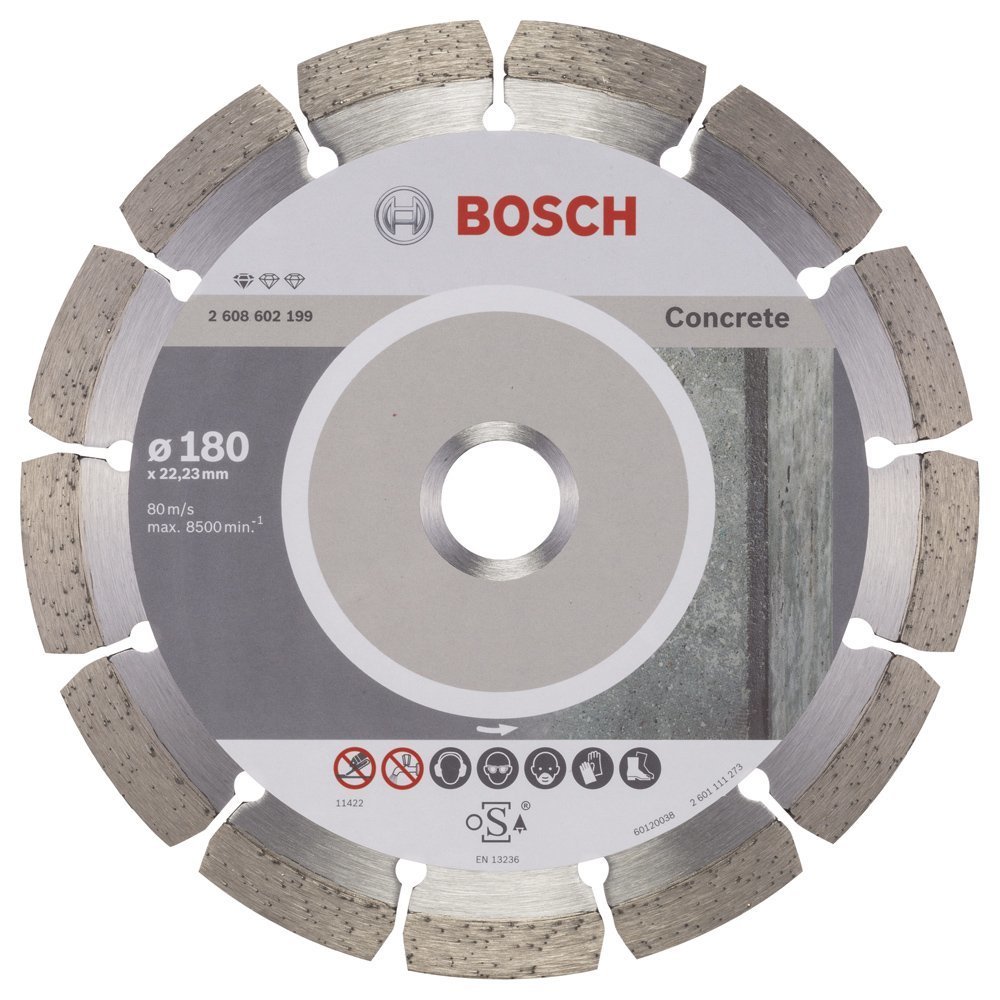 Bosch - Standard Seri Beton İçin Elmas Kesme Diski 180 mm 2608602199