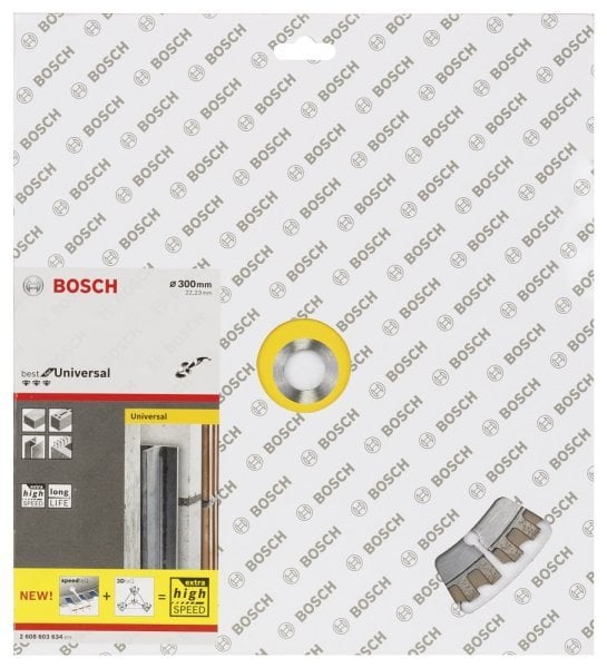 Bosch - Best Serisi Genel Yapı Malzemeleri ve Metal İçin Elmas Kesme Diski 300 mm 2608603634