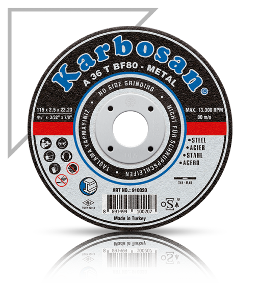 KARBOSAN/125x1.6x22.23/METAL KESME TAŞI