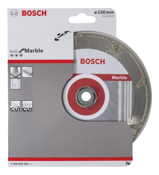 Bosch - Best Serisi Mermer İçin Elmas Kesme Diski 150 mm 2608602691