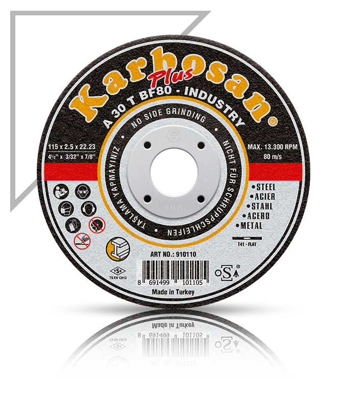 KARBOSAN/230x3.0x22.23/ ENDÜSTRİYEL METAL PLUS KESME DİSKİ