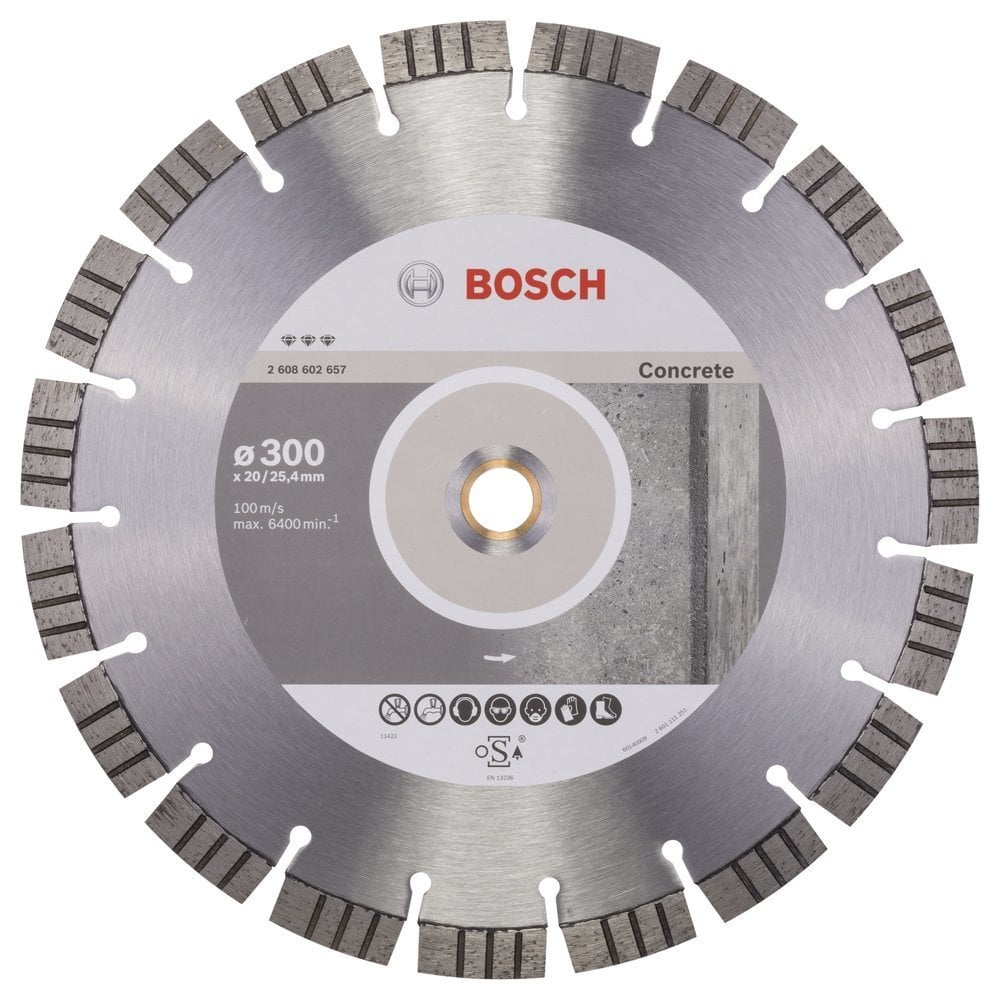 Bosch - Best Serisi Beton İçin Elmas Kesme Diski 300 mm 2608602657