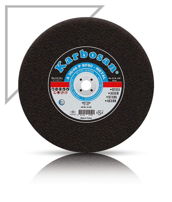 KARBOSAN/350x4.0x25.4/Metal Ray Kesme Diskleri