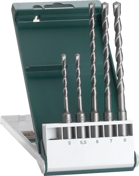 Bosch - SDS Plus Kırıcı Delici Matkap Ucu Seti 5 Parça (5,5,5 x 110, 6,7,8 x 160 mm) 2609255542
