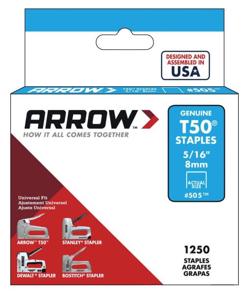 Arrow AR505 8mm 1250 Adet Profesyonel Zımba Teli