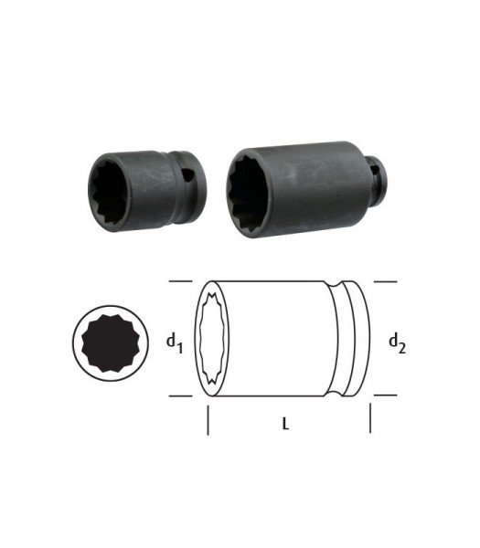 OSAKA YILDIZ LOKMA 1/2 10 mm DERIN/LN12YD10