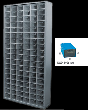 Tek Yönlü Metal Dolap KOD:TMD 140