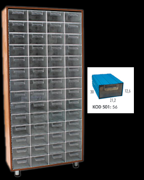 Tek Yönlü Ahşap Dolap  KOD:TSD 501