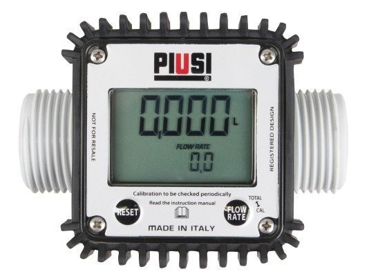 Piusi K24 Sayaç AdBlue, Antifriz, Cam yıkama sıvısı, Gıda, Su, Süt