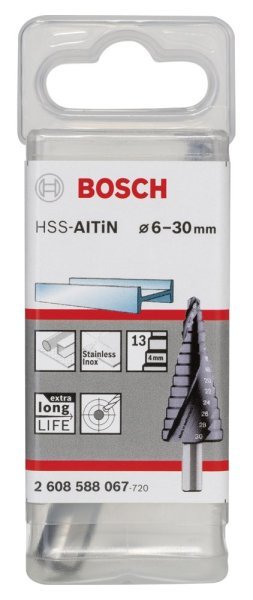 Bosch - HSS-AlTiN 13 Kademeli Matkap Ucu 6-30 mm 2608588067