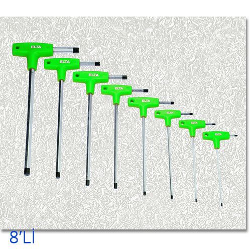 Elta T Tipi Allen Anahtar Tk. 8'Li