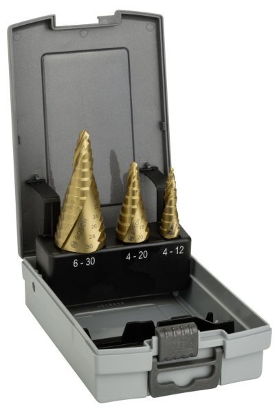 Bosch - HSS-TİN 3'lü Pro-box 4-12,4-20,6-30 mm 2608587432