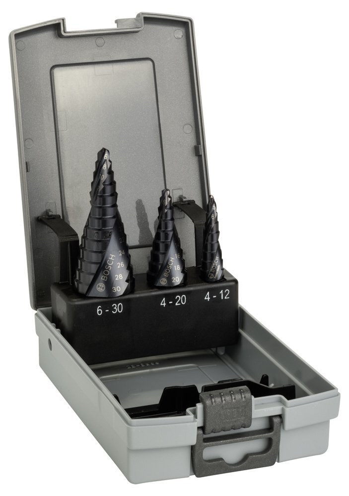 Bosch - HSS-AlTiN 3'lü Pro-box 4-12,4-20,6-30 mm 2608588069