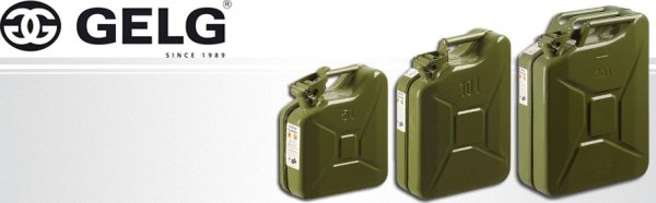 Metal Yeşil Yakıt Bidonu 5Lt