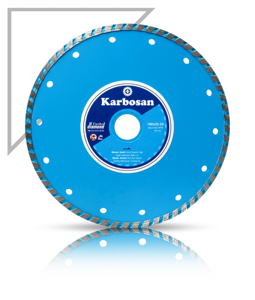 KARBOSAN/180x2.2x22.23İNCE SEGMAENTLİ ELMAS KESİCİ